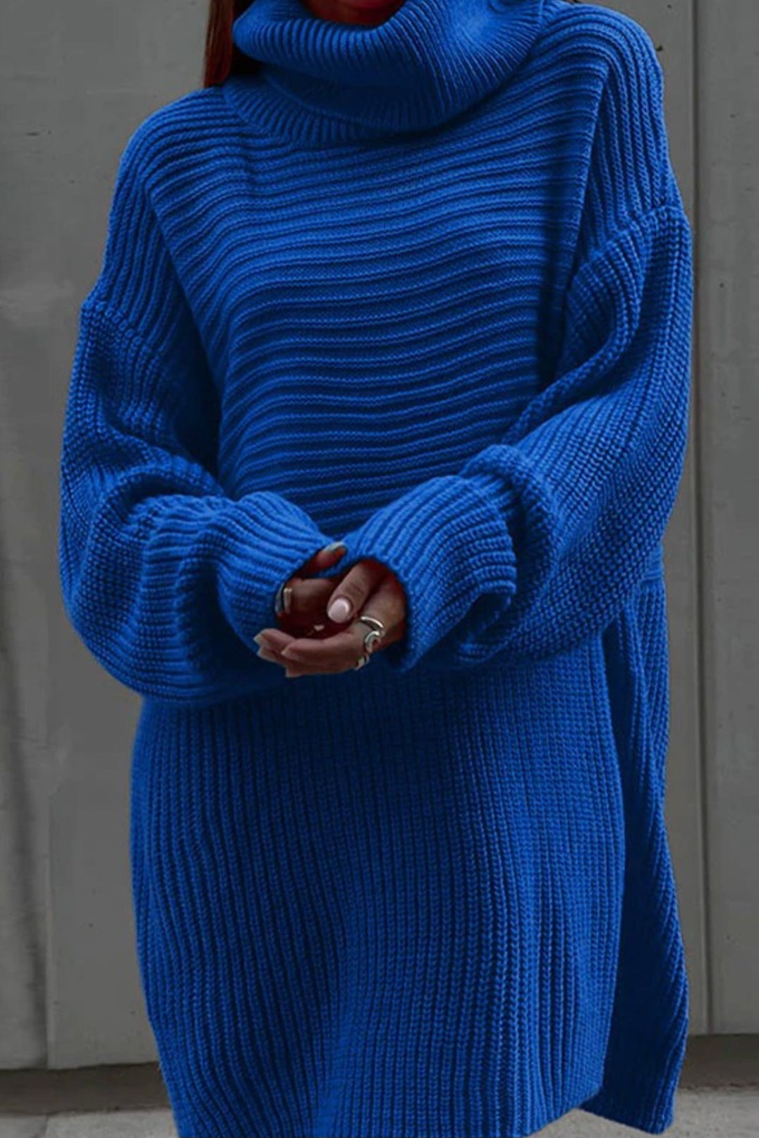 Oversized Turtleneck Sweater