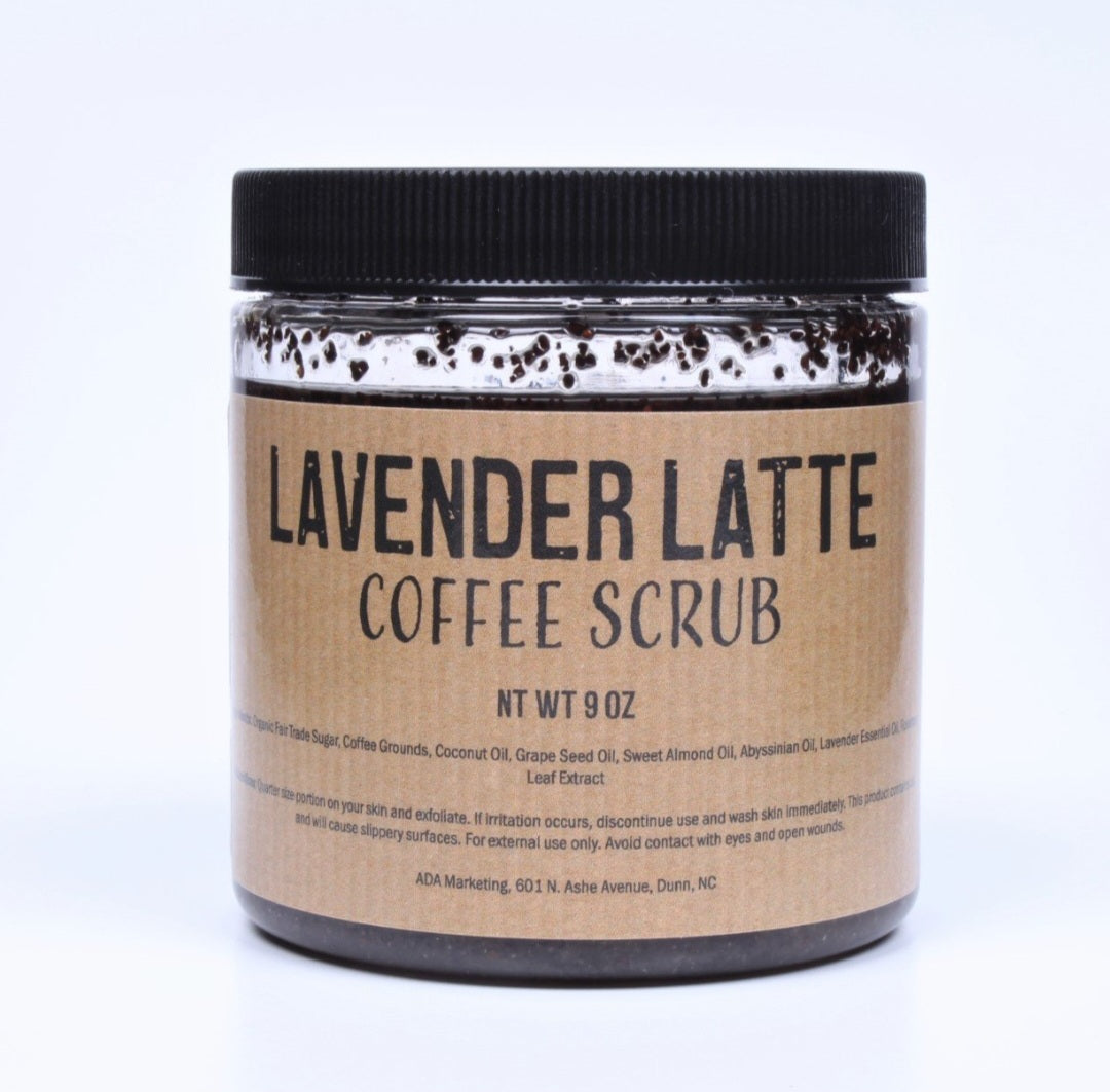 Lavender Latte Coffee Scrub