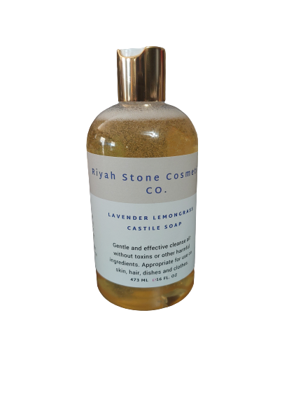 Lavender Lemongrass Liquid Castile Soap 16 oz.